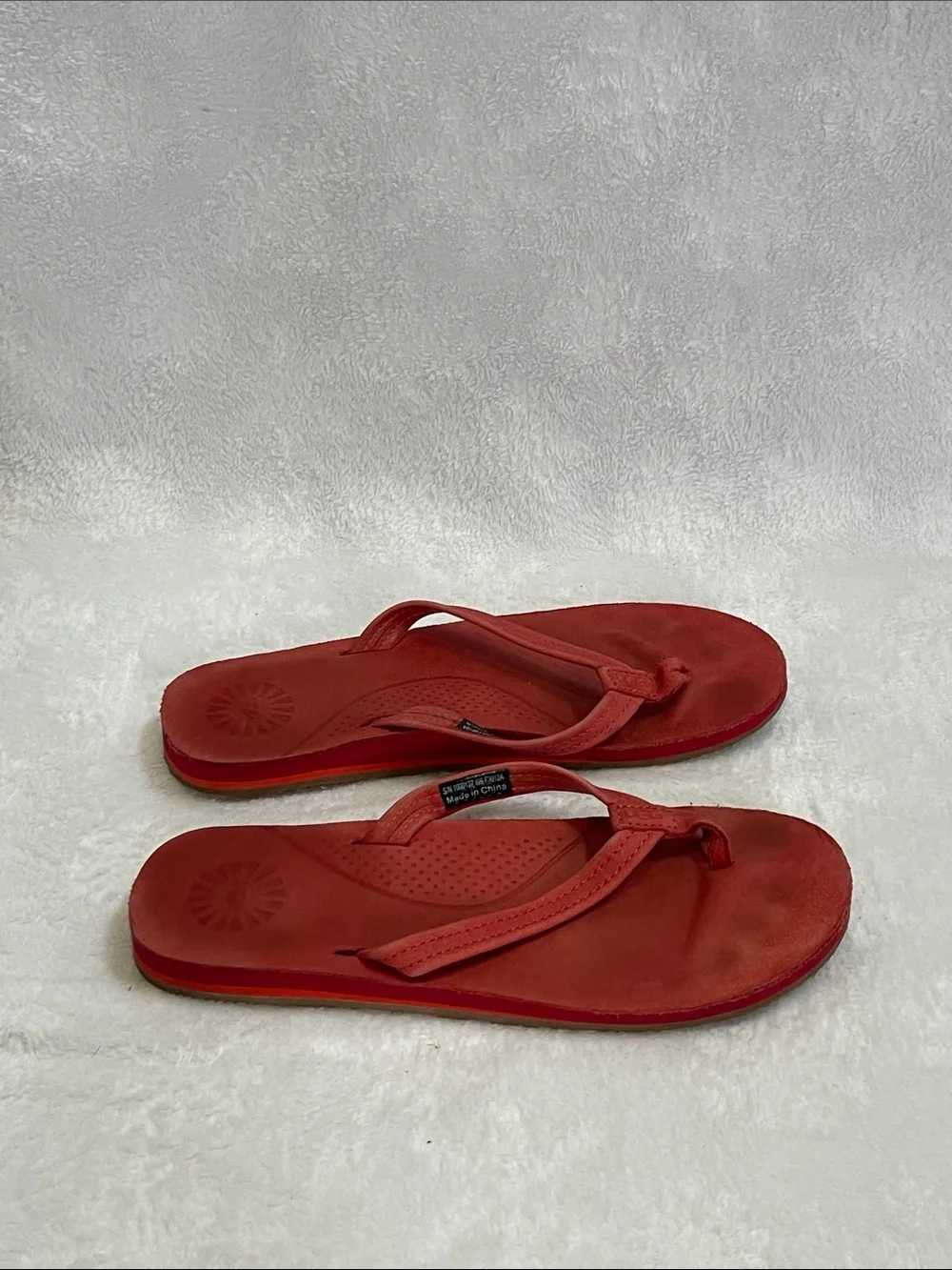 UGG Red Women's Flip Flop Sandals